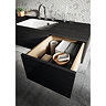 Bauhaus Pier Wall Hung Console Unit & Basin - Anthracite Standard Large Image