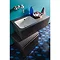 Bauhaus Pier Wall Hung Console Unit & Basin - Ebony additional Large Image