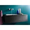 Bauhaus Pier Wall Hung Console Unit & Basin - Ebony Newest Large Image