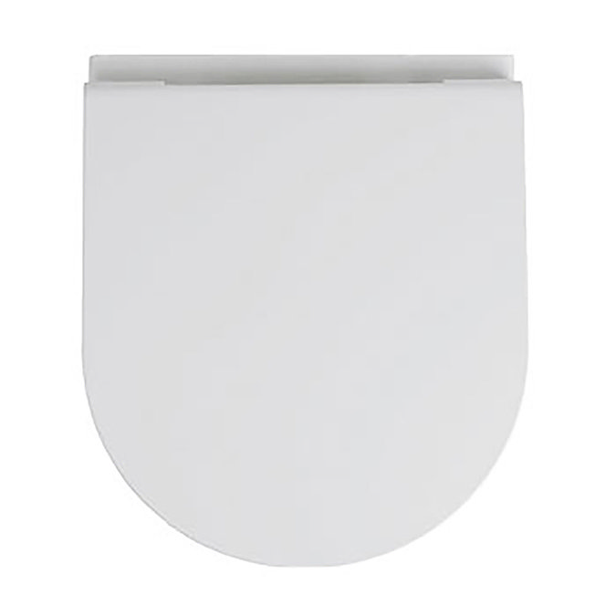 Bauhaus Pier Wrap Over Soft Close Toilet Seat - PI6106W Large Image