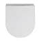 Bauhaus Pier Wrap Over Soft Close Toilet Seat - PI6106W Large Image