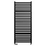 Bauhaus Seattle Towel Rail - 500 x 1185mm - Metallic Black Matte Large Image