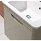 Bauhaus - Solo Wall Hung Single Drawer Vanity Unit and Basin - Calico - SO55DCC Feature Large Image