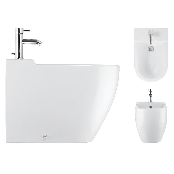 Bauhaus - Stream II Back to Wall Bidet Profile Large Image