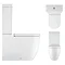 Bauhaus - Stream II Close Coupled Toilet with Soft Close Seat Profile Large Image