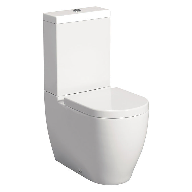 Bauhaus - Stream II Close Coupled Toilet with Soft Close Seat Large Image