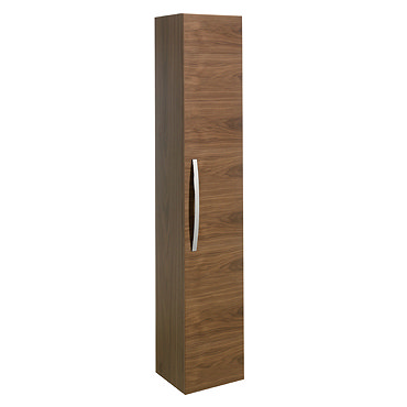 Bauhaus - Stream Wall Hung Tower Storage Unit - American Walnut - ST3016AW Profile Large Image