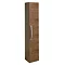 Bauhaus - Stream Wall Hung Tower Storage Unit - American Walnut - ST3016AW Large Image