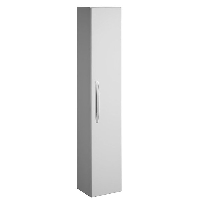 Bauhaus - Stream Wall Hung Tower Storage Unit - White Gloss - ST3016WG Large Image