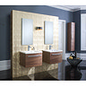 Bauhaus - Stream Wall Hung Vanity Unit with Basin - American Walnut - 3 Size Options Profile Large I