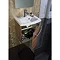 Bauhaus - Stream Wall Hung Vanity Unit with Basin - White Gloss - Various Size Options Feature Large