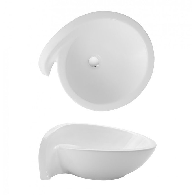 Bauhaus - Surf Countertop Basin - 520 x 440mm Profile Large Image