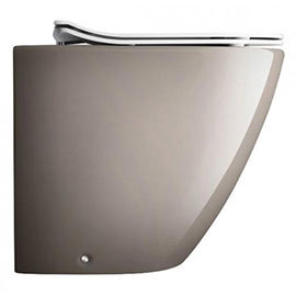 Bauhaus - Svelte Back to Wall Pan with Soft Close Seat - Platinum Medium Image