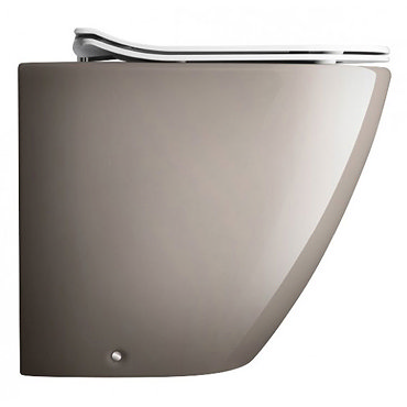 Bauhaus - Svelte Back to Wall Pan with Soft Close Seat - Platinum Profile Large Image
