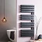 Bauhaus Svelte Towel Rail - 500 x 1100mm - Metallic Black Matte Profile Large Image