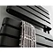 Bauhaus Svelte Towel Rail - 500 x 1695mm - Metallic Black Matte Profile Large Image