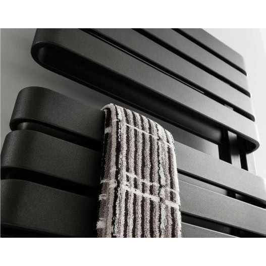 Bauhaus Svelte Towel Rail - 500 x 1695mm - Soft White Matte  Profile Large Image