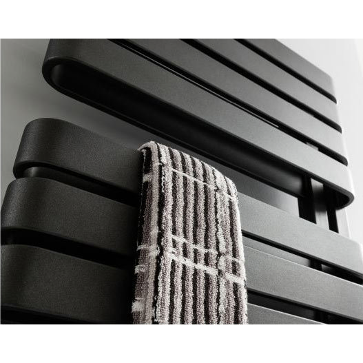 Bauhaus Svelte Towel Rail - 500 x 1695mm - Soft White Matte Profile Large Image