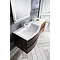 Bauhaus - Svelte Two Drawer Vanity Unit & Basin - Eucalyptus Profile Large Image