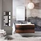 Bauhaus - Svelte Two Drawer Vanity Unit & Basin - Eucalyptus Feature Large Image