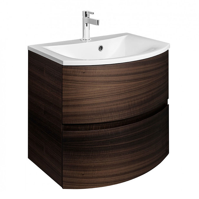 Bauhaus - Svelte Two Drawer Vanity Unit & Basin - Eucalyptus Large Image