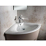 Bauhaus - Svelte Two Drawer Corner Unit & Basin - Eucalyptus Feature Large Image