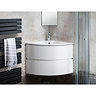 Bauhaus - Svelte Two Drawer Corner Unit & Basin - Eucalyptus Standard Large Image