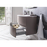 Bauhaus Svelte Two Drawer Vanity Unit & Basin - Storm Grey Matt  Feature Large Image