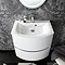 Bauhaus - Svelte Two Drawer Vanity Unit & Basin - White Gloss Standard Large Image