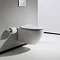 Bauhaus - Svelte Wall Hung Pan with Soft Close Seat - White Large Image