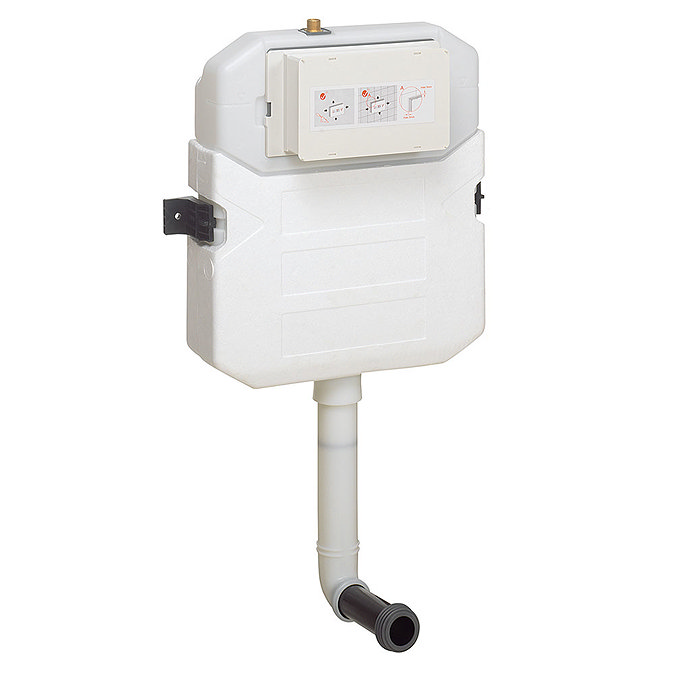 Bauhaus - Tall Dual Flush Concealed WC Cistern Large Image