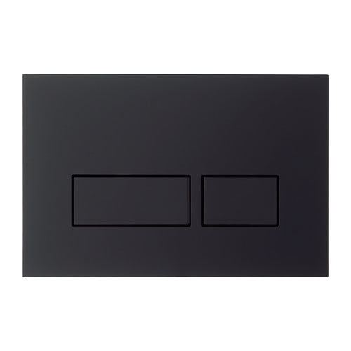 Bauhaus - Tempo Black Dual Flush Plate Large Image