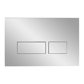 Crosswater MPRO Chrome Dual Flush Plate - TEFLUSHC+ Large Image