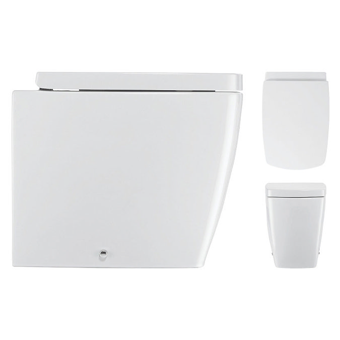Bauhaus - Touch Back to Wall Pan with Soft Close Seat Profile Large Image