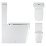 Bauhaus - Touch Close Coupled Toilet with Soft Close Seat Profile Large Image