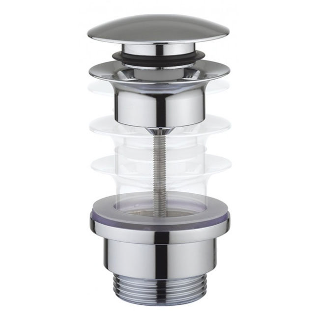 Crosswater Universal Basin Click Clack Waste Chrome at Victorian