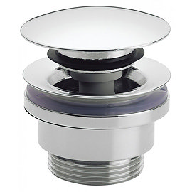 Bauhaus - Unslotted Small Click Clack Basin Waste - BSW0260C Large Image