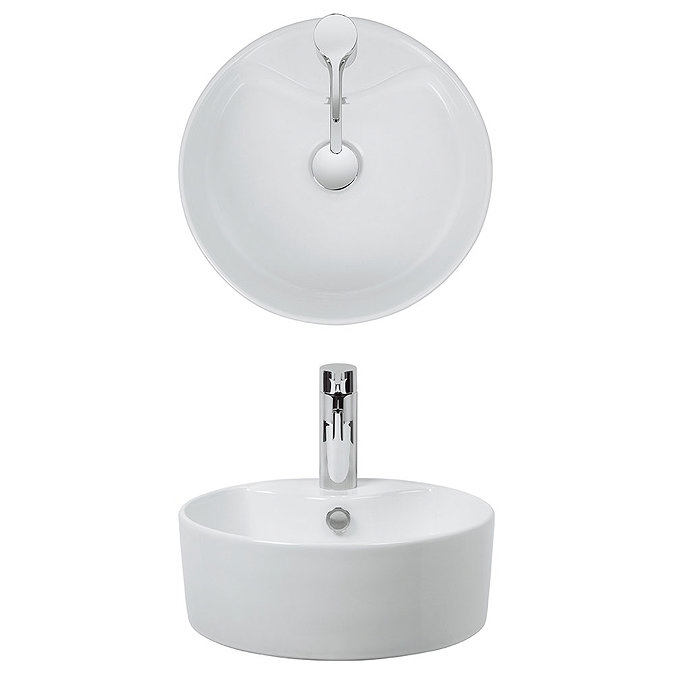 Bauhaus - Vienna 1 Tap Hole Countertop Basin - 390 x 390mm Profile Large Image