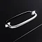 Bauhaus Waldorf 1500mm Wall Hung Vanity Unit with Chrome Legs + Bow Handles Profile Large Image