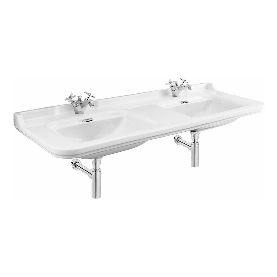 Bauhaus Waldorf Art Deco 150 Double Basin Victorian Plumbing.co.uk