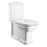 Bauhaus - Waldorf Art Deco Close Coupled Toilet with Soft Close Seat Large Image