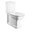 Bauhaus - Waldorf Art Deco Close Coupled Toilet with Soft Close Seat Large Image