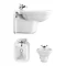 Bauhaus - Waldorf Art Deco Wall Hung Bidet  Feature Large Image