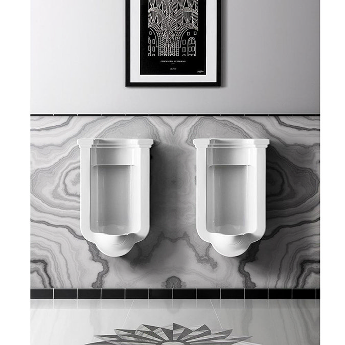 Bauhaus Waldorf Art Deco Wall Hung Urinal Feature Large Image