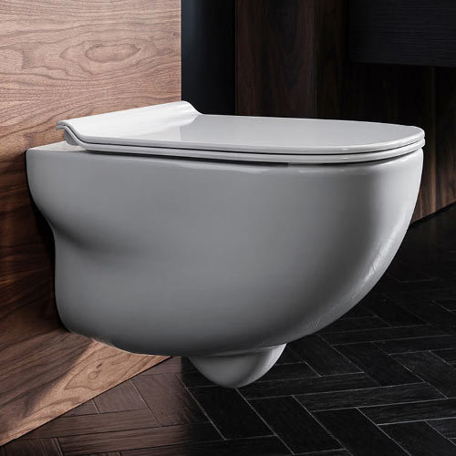 Bauhaus Wild Wall Hung WC + Soft Close Seat Large Image