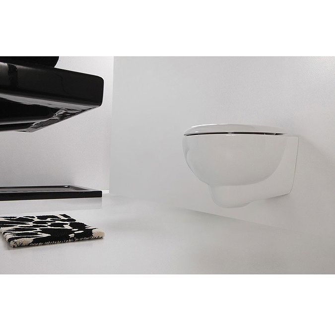 Bauhaus - Wisp Wall Hung Pan with Soft Close Seat Feature Large Image