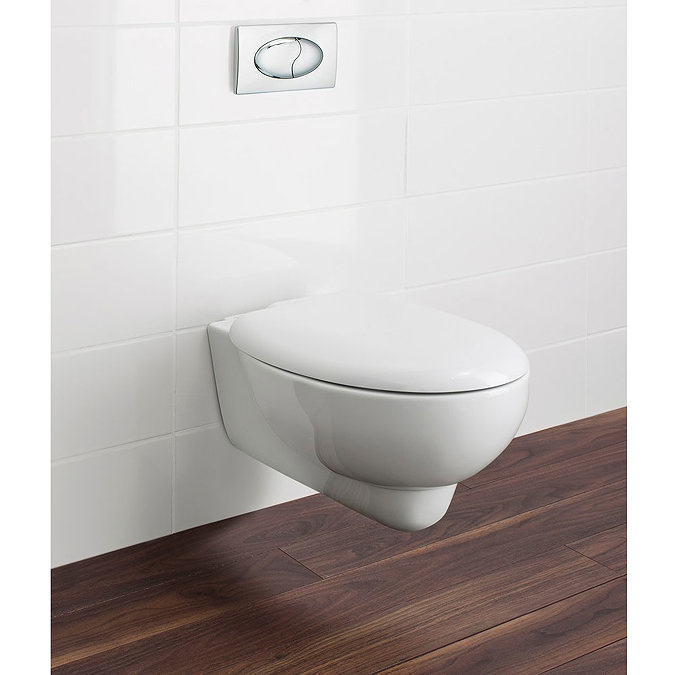 Bauhaus - Wisp Wall Hung Pan with Soft Close Seat Standard Large Image