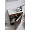 Bauhaus Zion Single Door Wall Hung Unit + Basin - White Gloss Standard Large Image