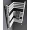 Bauhaus Zion Towel Rail - 350 x 735mm - Metallic Black Matte Profile Large Image