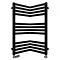 Bauhaus Zion Towel Rail - 350 x 735mm - Metallic Black Matte Large Image